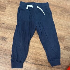 Kids Navy Jogger Sweatpants with Drawstring
